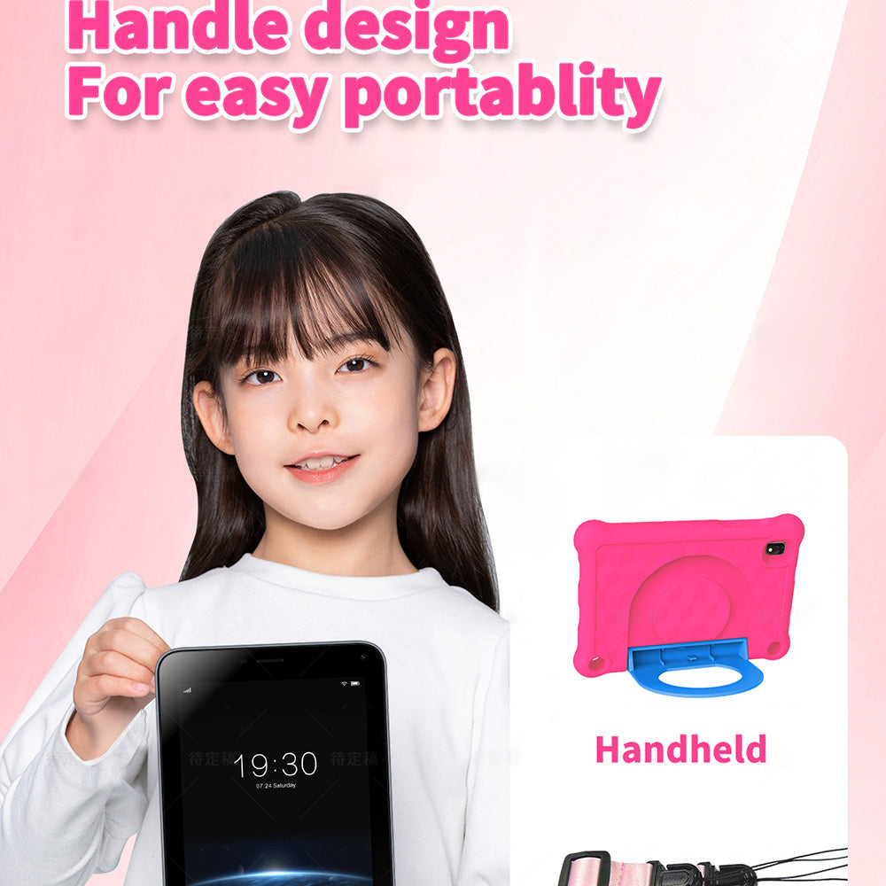 Tablette enfant G-tab T7Pro 7 pouces 1024&600 IPS Écran Android 14 1,5 GHz CPU 4 Go