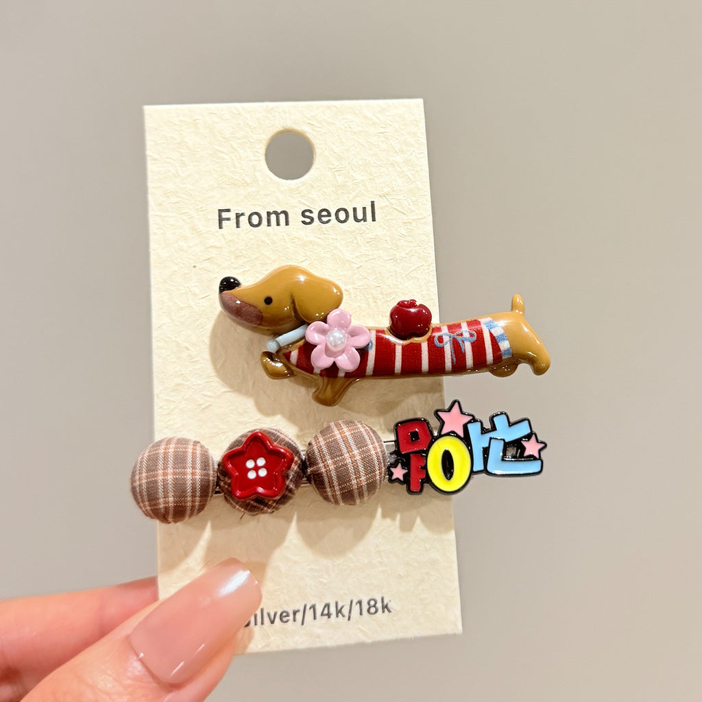 Cartoon Dachshund Clip pour les femmes
