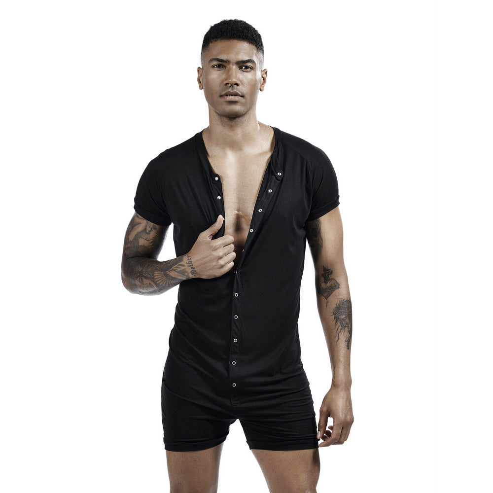 Pyjama de loisirs Veste de mode pour hommes Une pièce