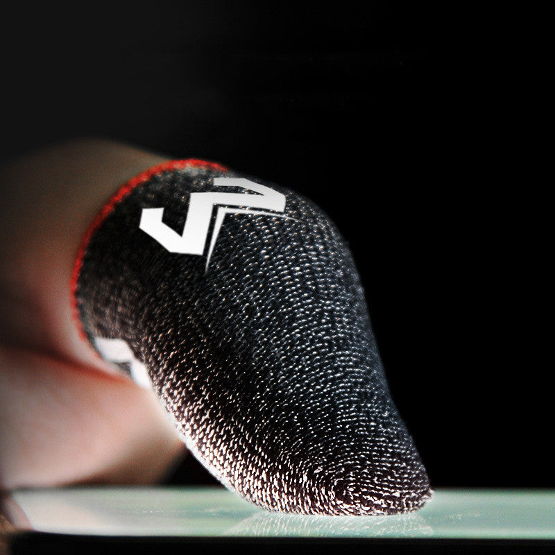 Slim Silver Cloth Finger Stall Sweat-proof antidérapant