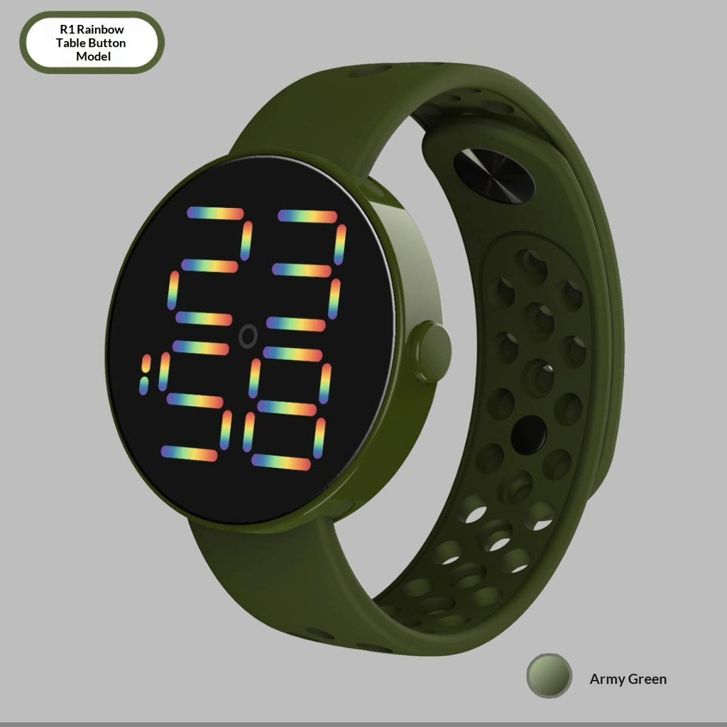 Mode Digital Sports Montre électronique LED