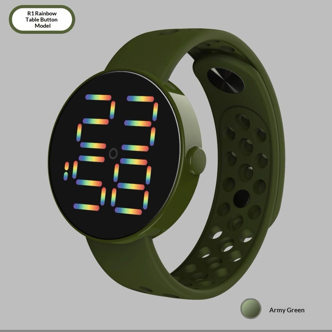 Mode Digital Sports Montre électronique LED