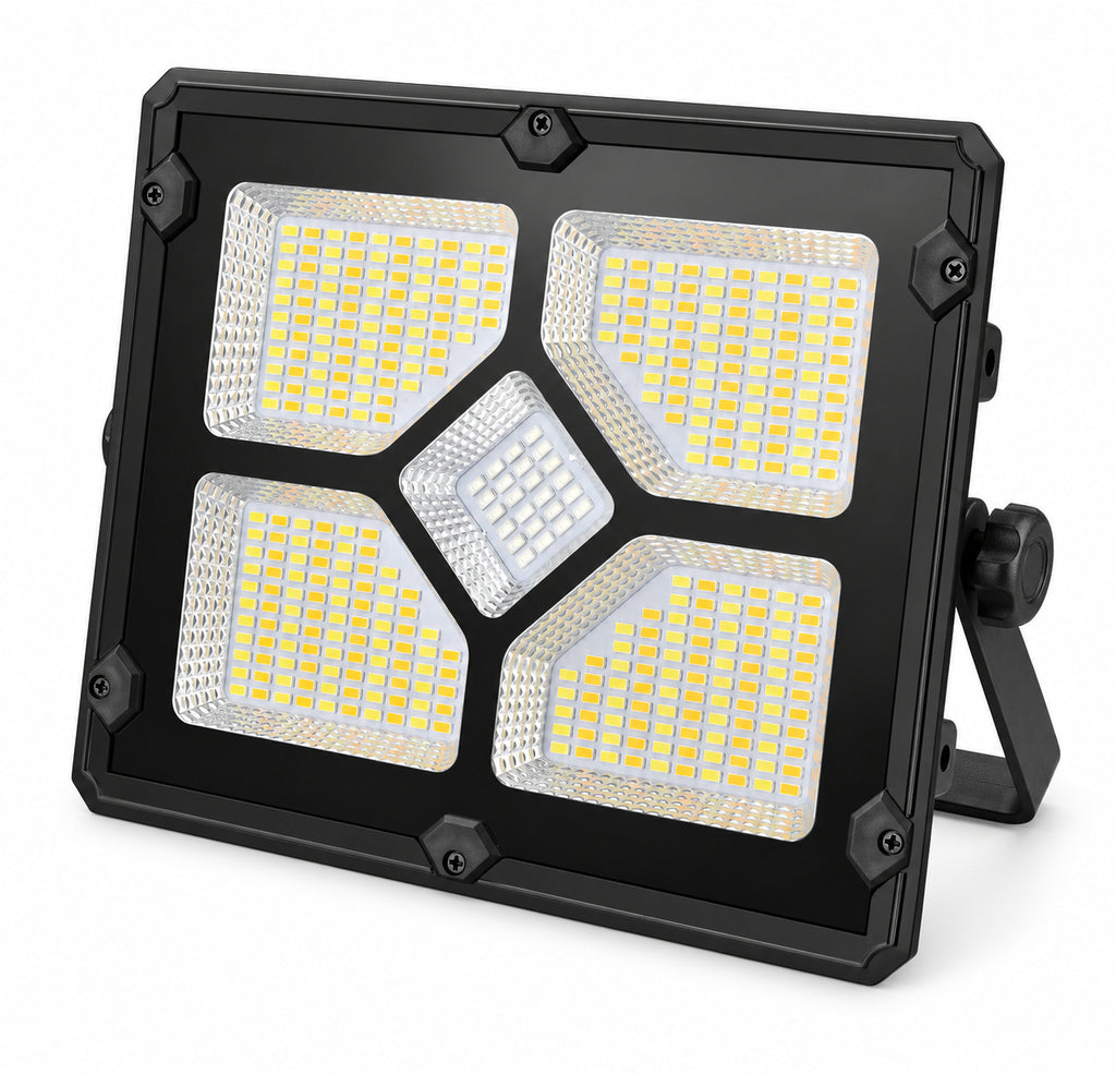 Afficheur de batterie rechargeable alimenté par l'énergie solaire Type C LED Lumière W885 1 Bleu rouge variable