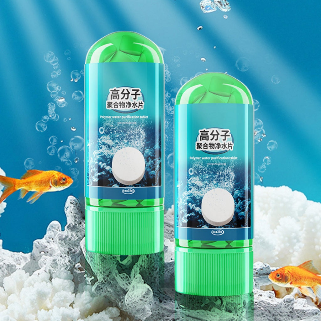 Comprimés de purification de l'eau du réservoir de poisson anti-poissons et désodorisants
