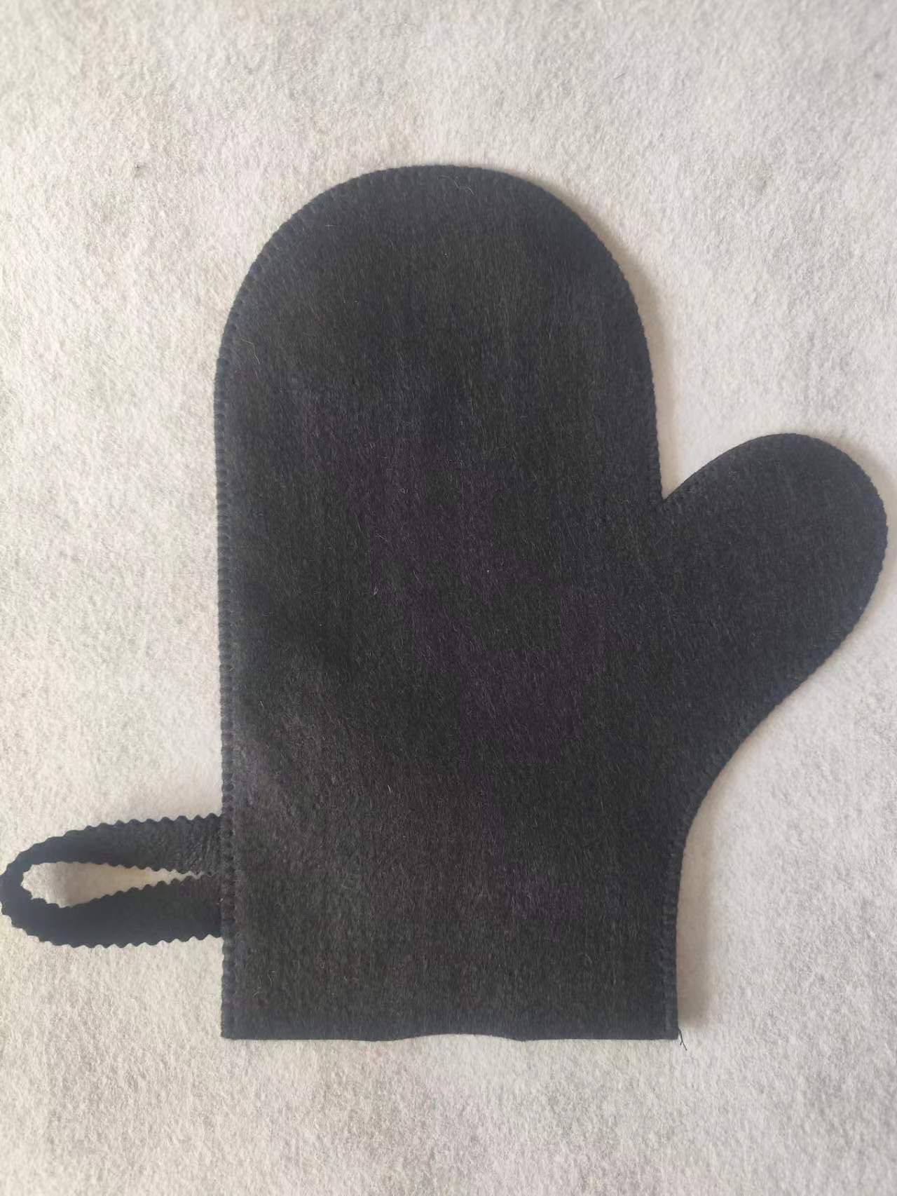 Gants feutre Sauna résistants à l'écaille et absorbants à cinq doigts