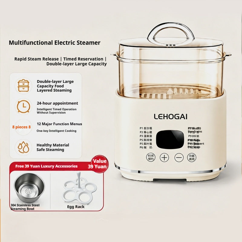 Steam-and-Stew multifonctions tout-en-un vapeur électrique compact