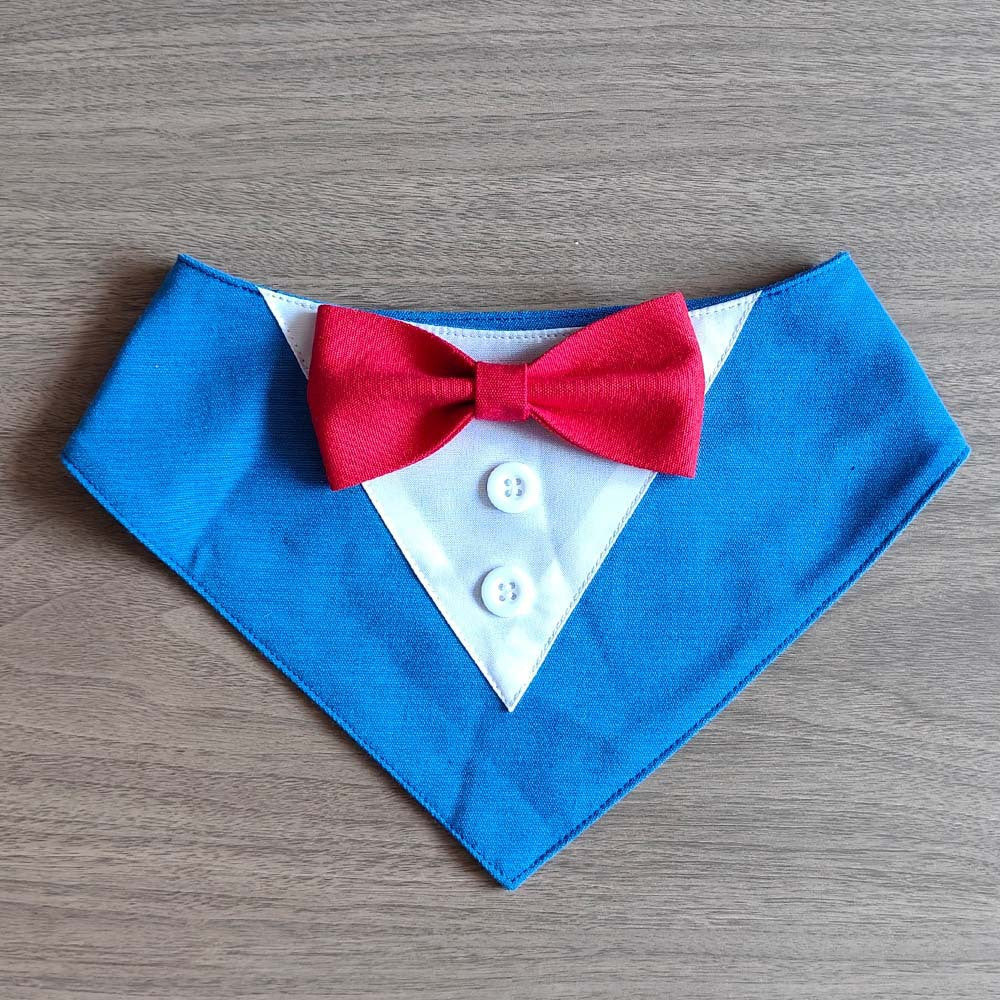 Bibe de chien de style britannique pour les mariages
