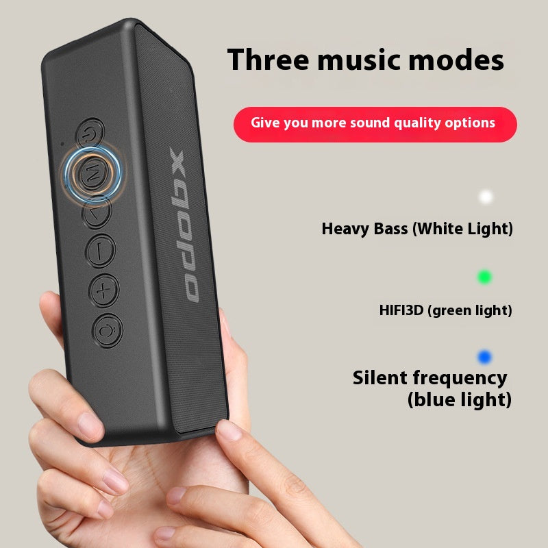 Haut-parleur Bluetooth Portable Outdoor Waterproof Bluetooth 50 Subwoofer