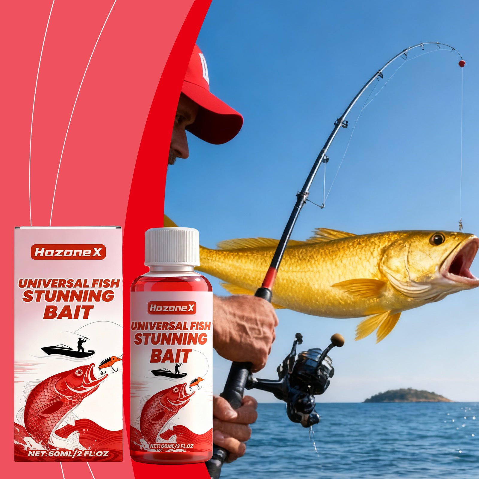Appât universel époustouflant de poisson