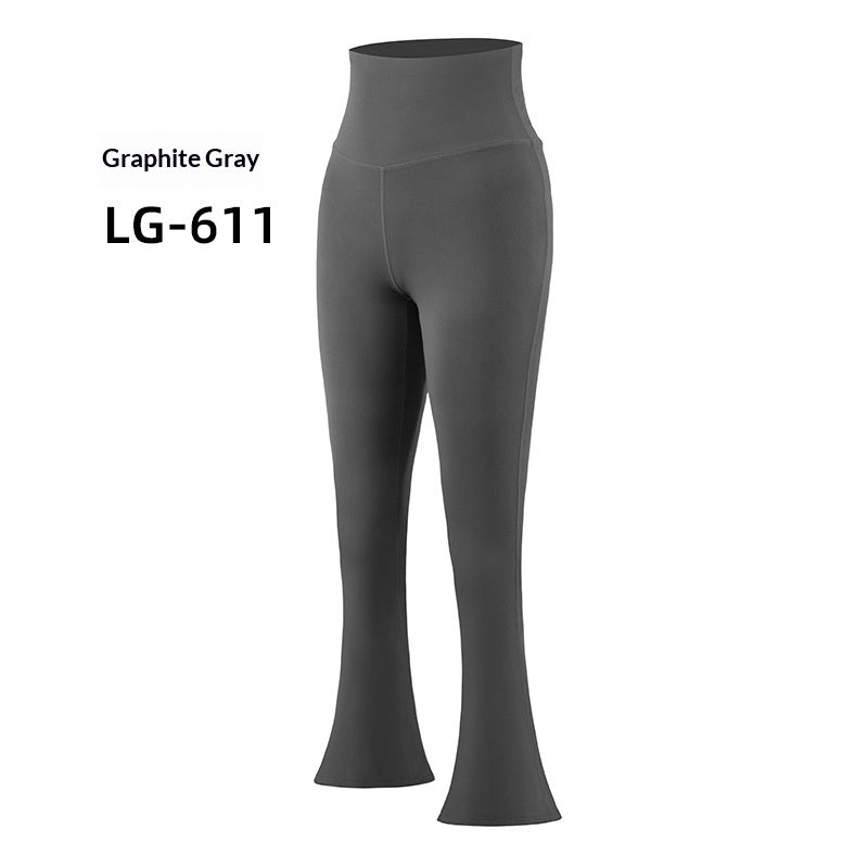 Pantalons de remise en forme avec jambes larges Slimming quand le vêtement de dessus convient pour le style extérieur