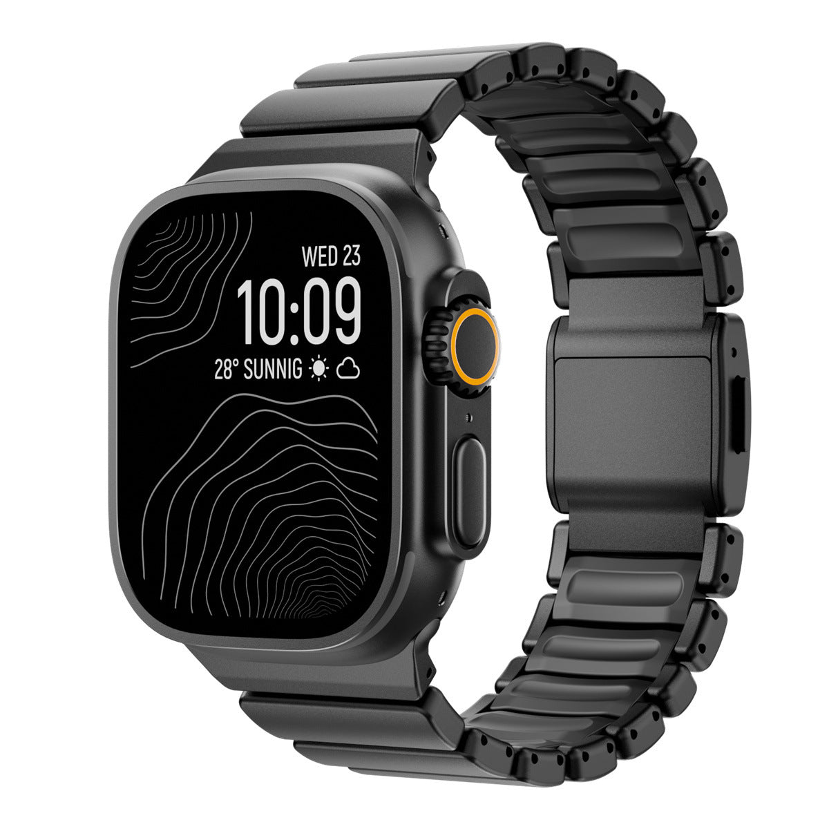 Bracelet magnétique de montre en titane