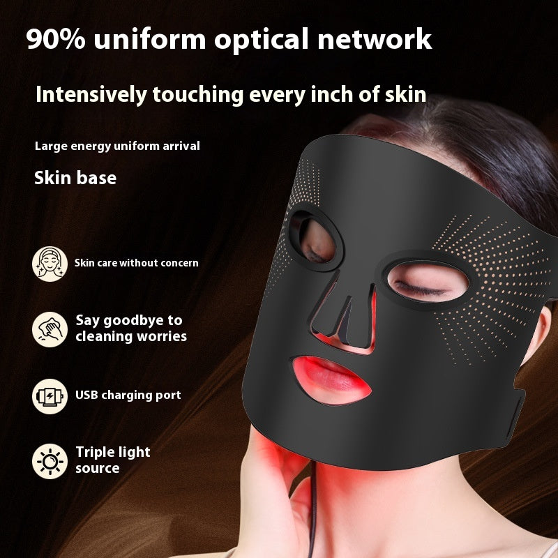 Modèle français Silicone Photon Masque Instrument LED lampe