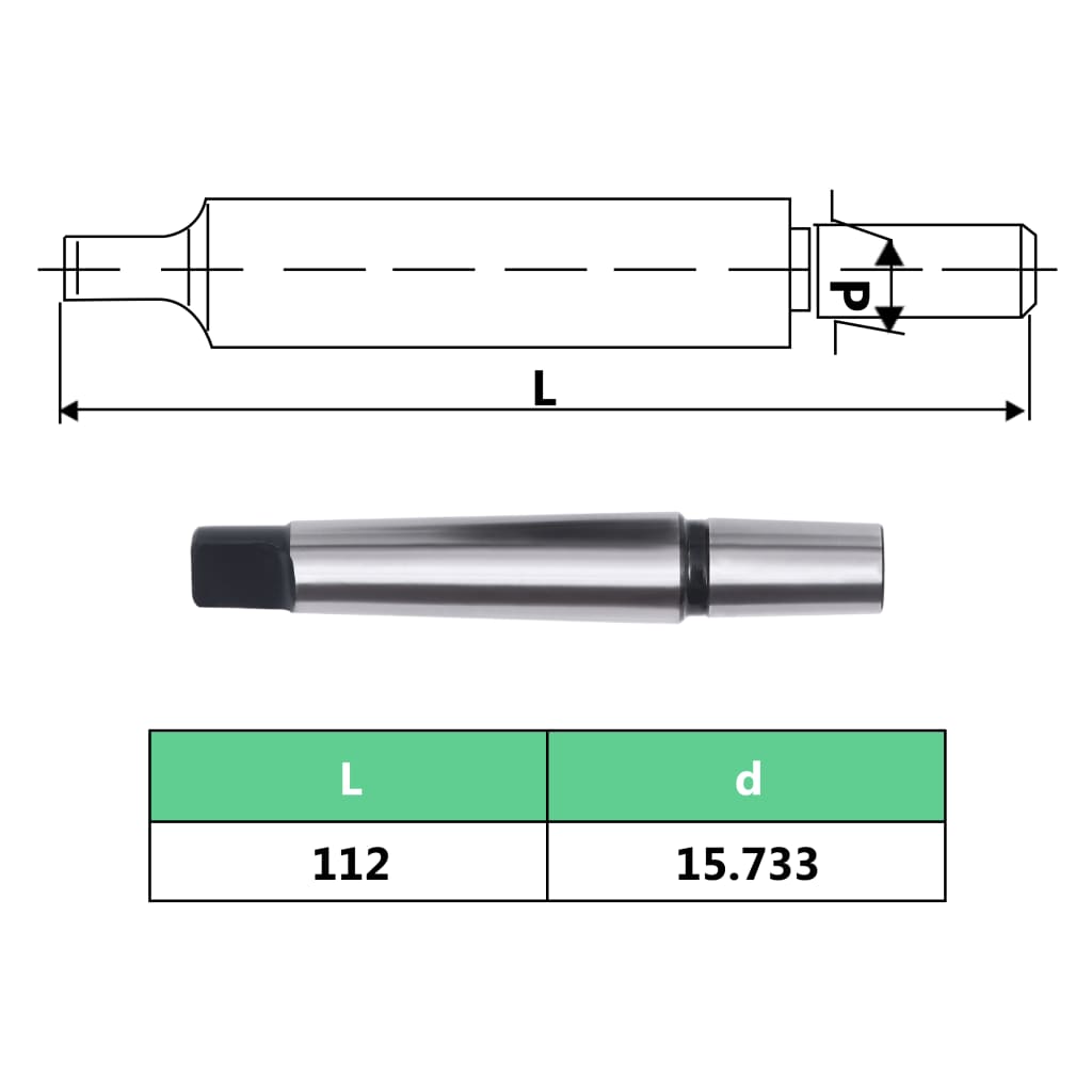 MT2-B16 rondelle de forage à libération rapide avec une plage de serrage de 13 mm