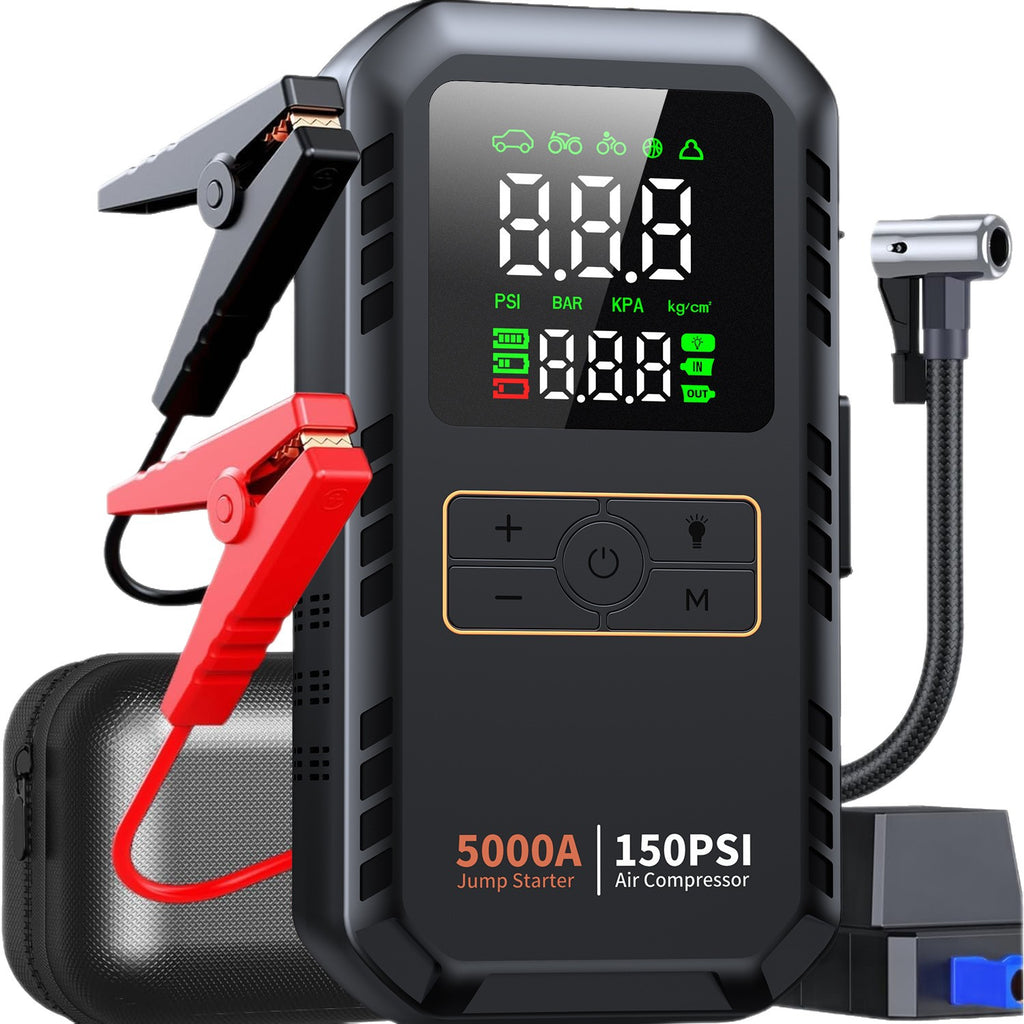 Flateur de pneus multifonction avec alimentation de démarrage d'urgence