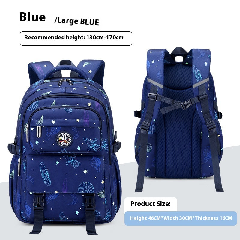 Sac à dos de l'élève de l'école primaire Starry Sky Leisure Schoolbag