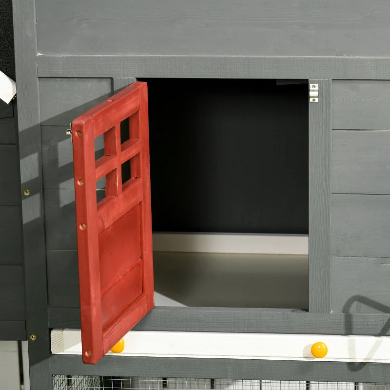 Coop de poulet extra grand avec toit en asphalte