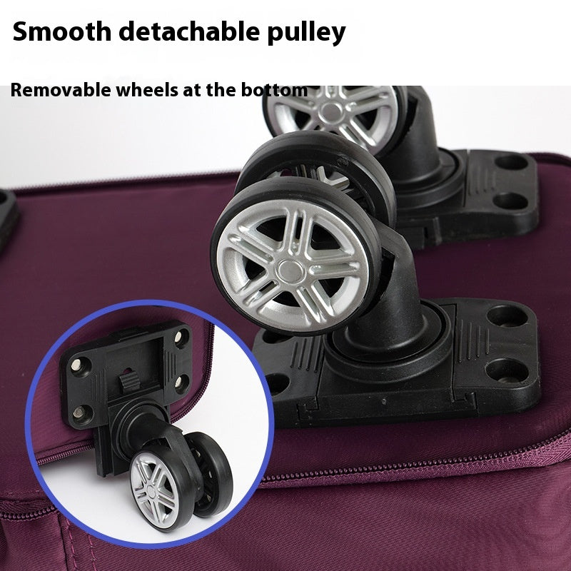 Double couche Grande capacité étendue Sac de voyage Séparation humide sèche Maternité légère P