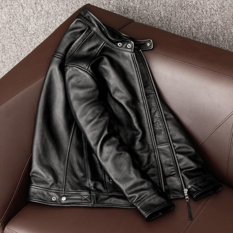 Veste en cuir pour hommes