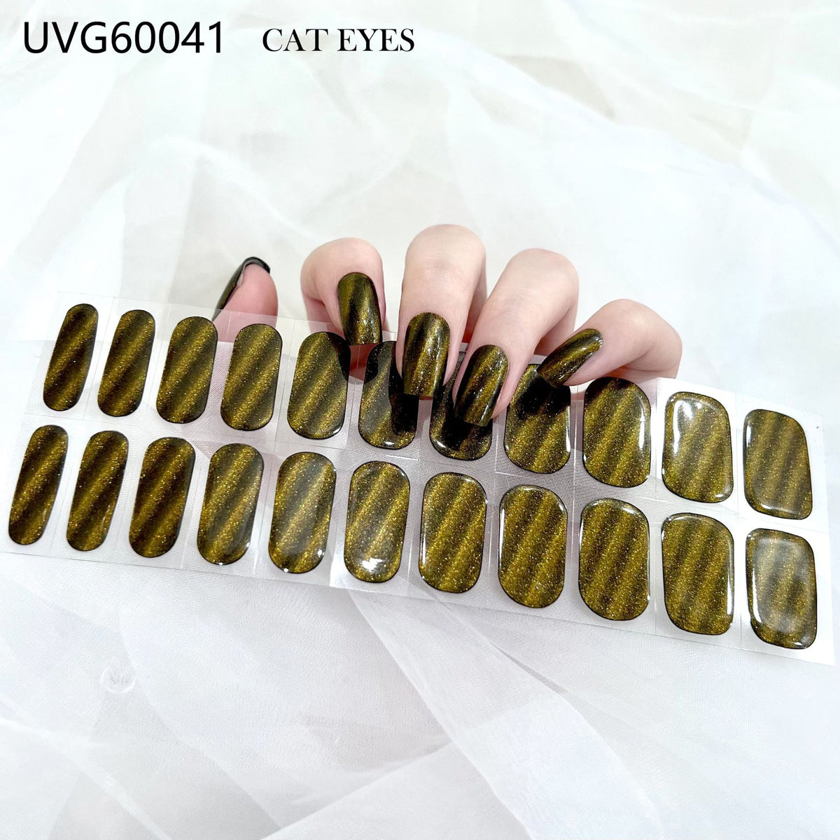 Sticker à ongles de gel UV Semi-cuisiné à ongles UV
