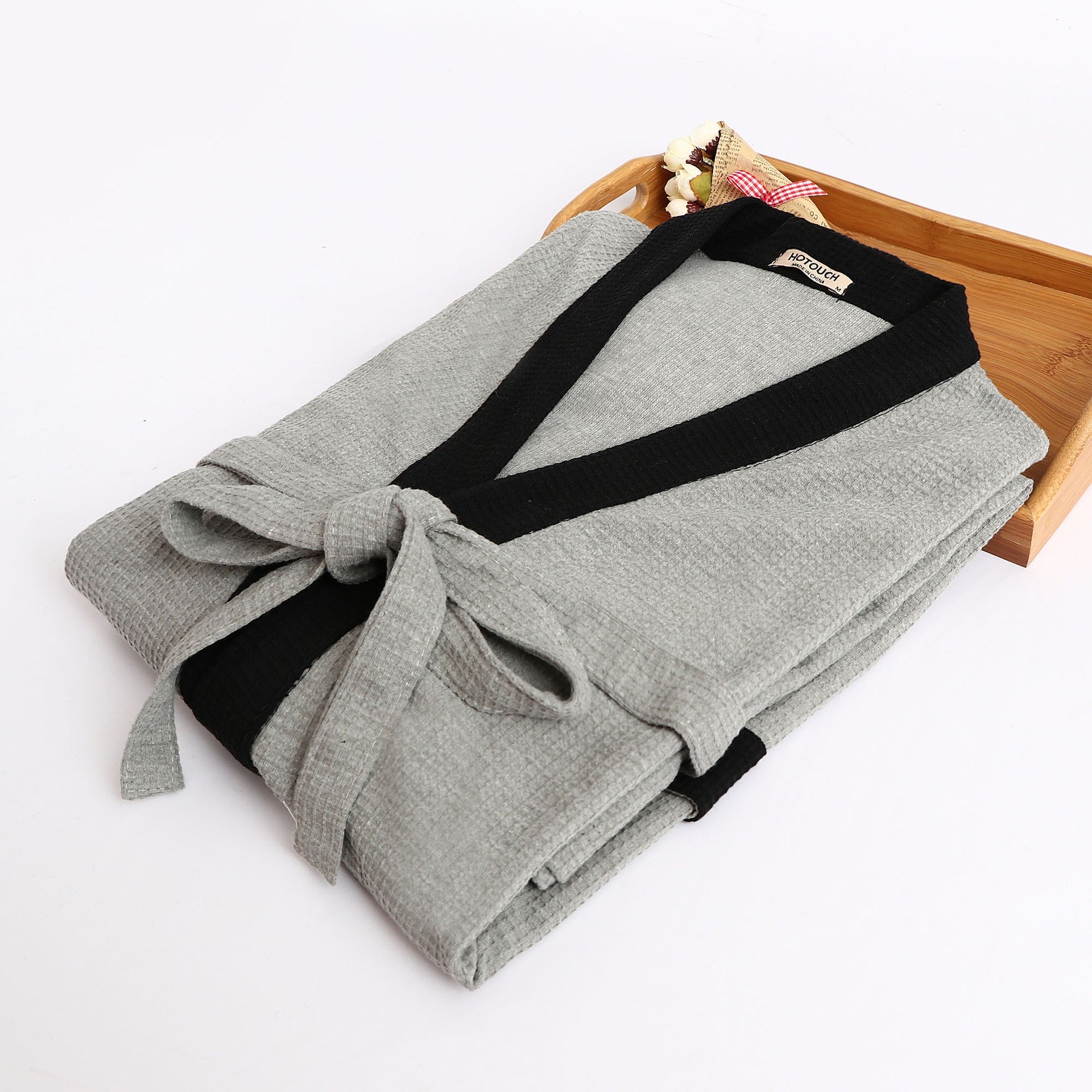 Serviette de toilettage pour hommes en coton robe de gaufre