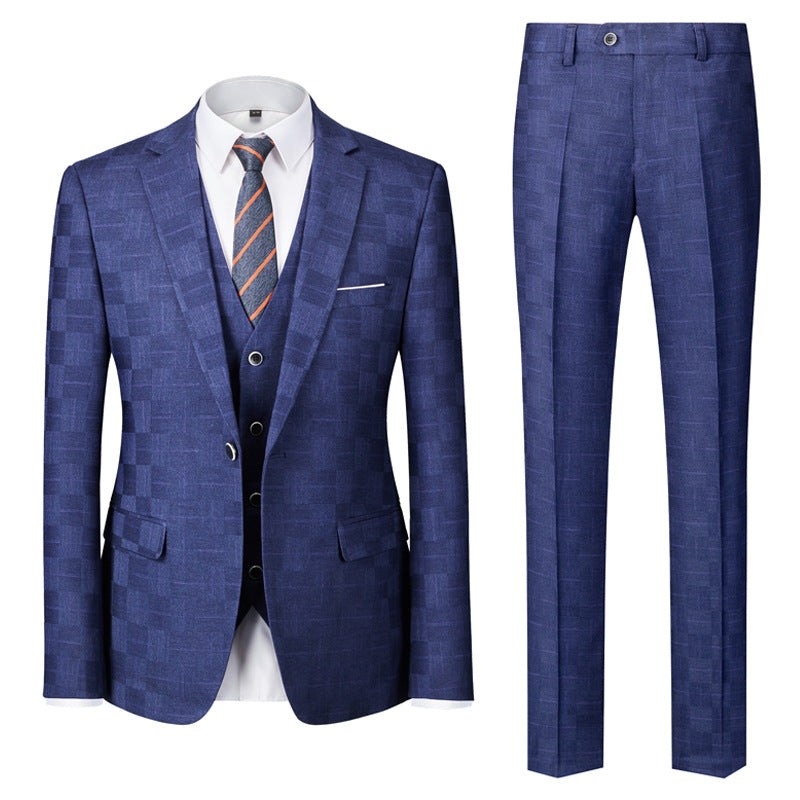 Hommes Plaid Set Hommes Commerce extérieur