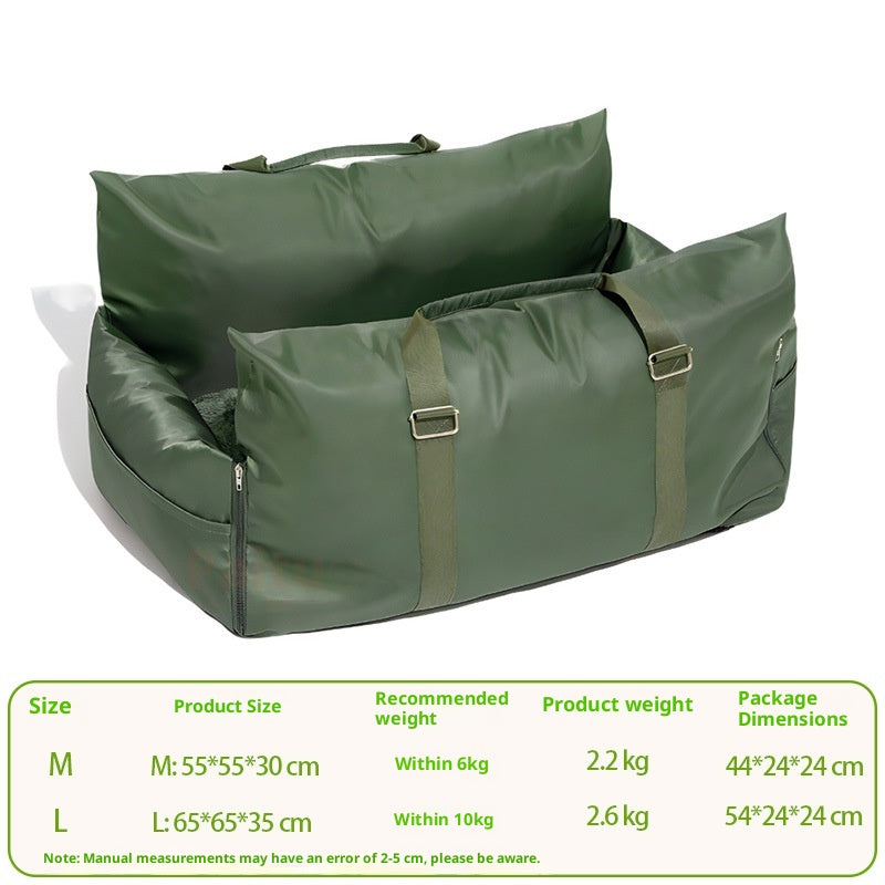 Car Kennel imperméable antidérapant antidérapant antidérapant sac d'animal amovible