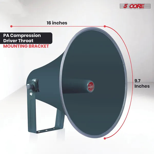 PA Horn Haut-parleur Set 2' Compression Driver 600W 16 Ohm étanche en aluminium Corps 18 TPI Th