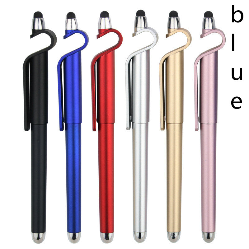 Stylo d'écran tactile pour support de téléphone mobile multifonction