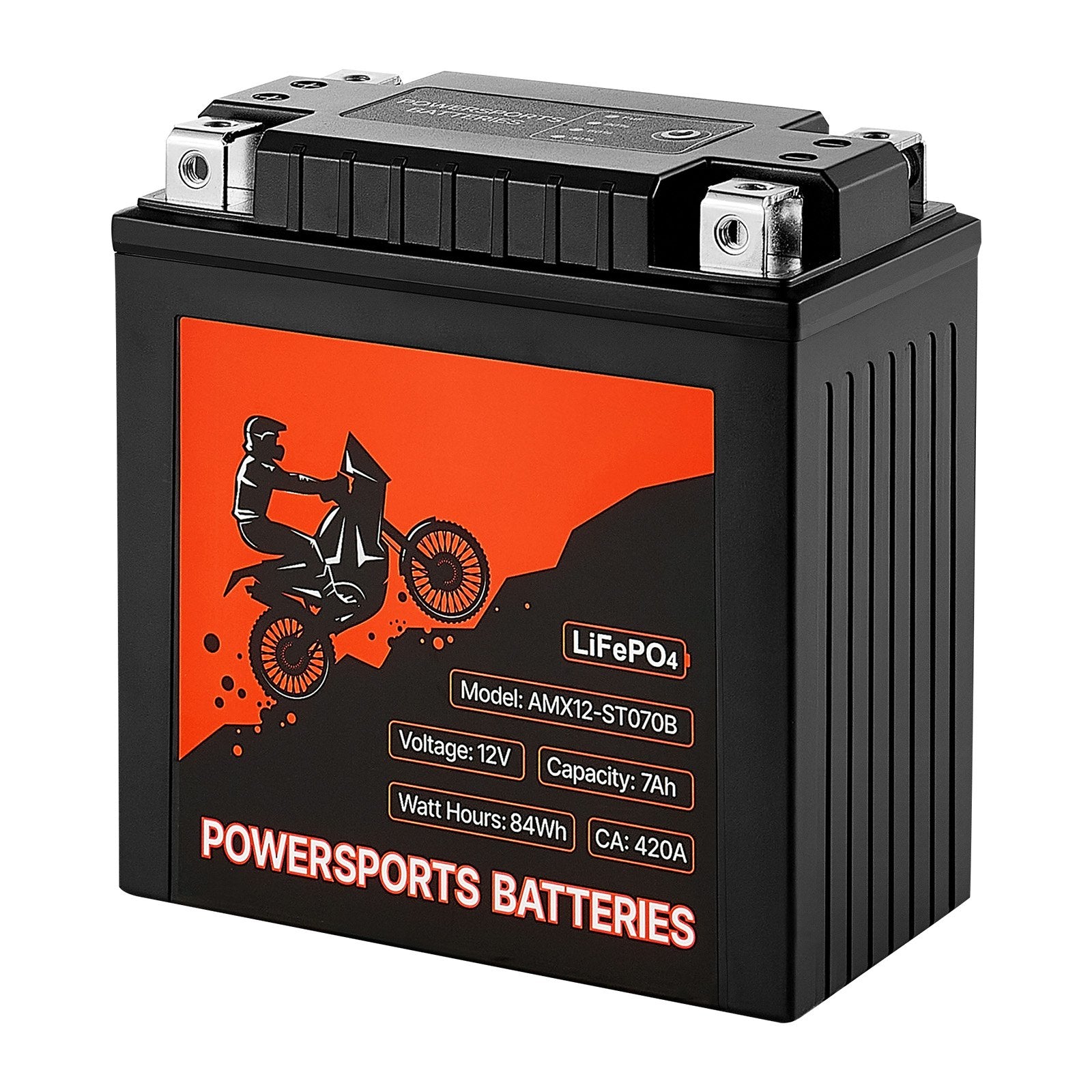 Batterie de moto 12V 7Ah YT14AH-BS Batterie Powersports haute performance