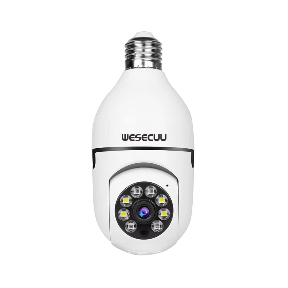 1080P Smart Home Security PTZ Caméra lumières sans fil Surveillance 360 degrés Vue à distance C