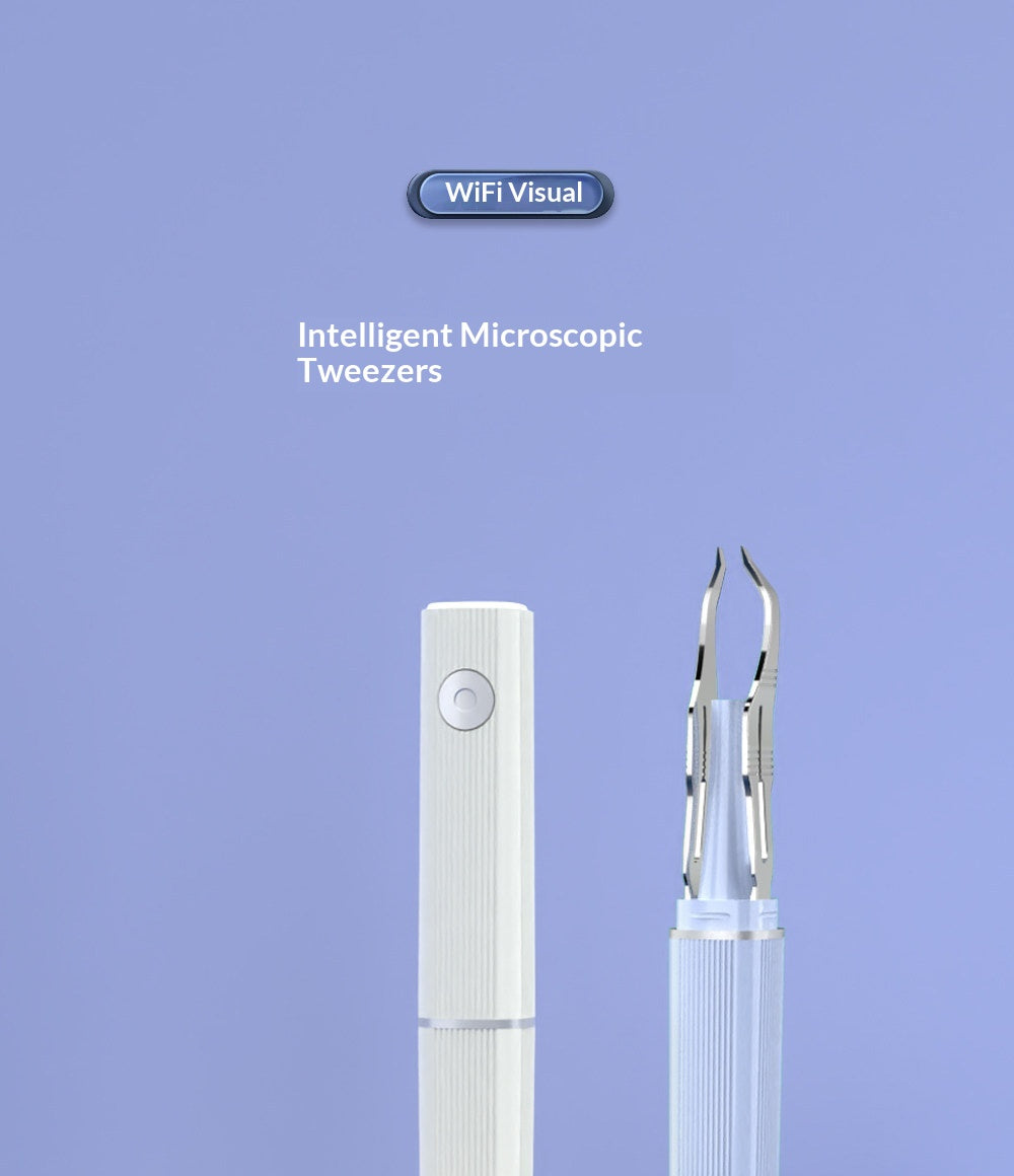 Pinces visuelles sans fil microscopiques intelligentes pour la façonnage des sourcils et l'enlèvement des éclats