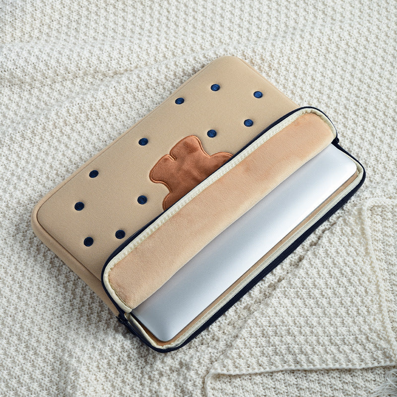 Sac d'ordinateur pour ours Femelle Portable Cute Notebook Ins Liner Bag
