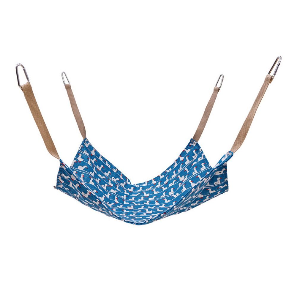 Cat respirant coton lin Hammock résistant à l'usure multicolore Cat Cage Lit suspendu Soft Wi