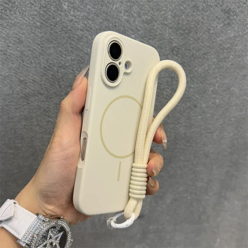 Boîtier de téléphone à aspiration magnétique en silicone