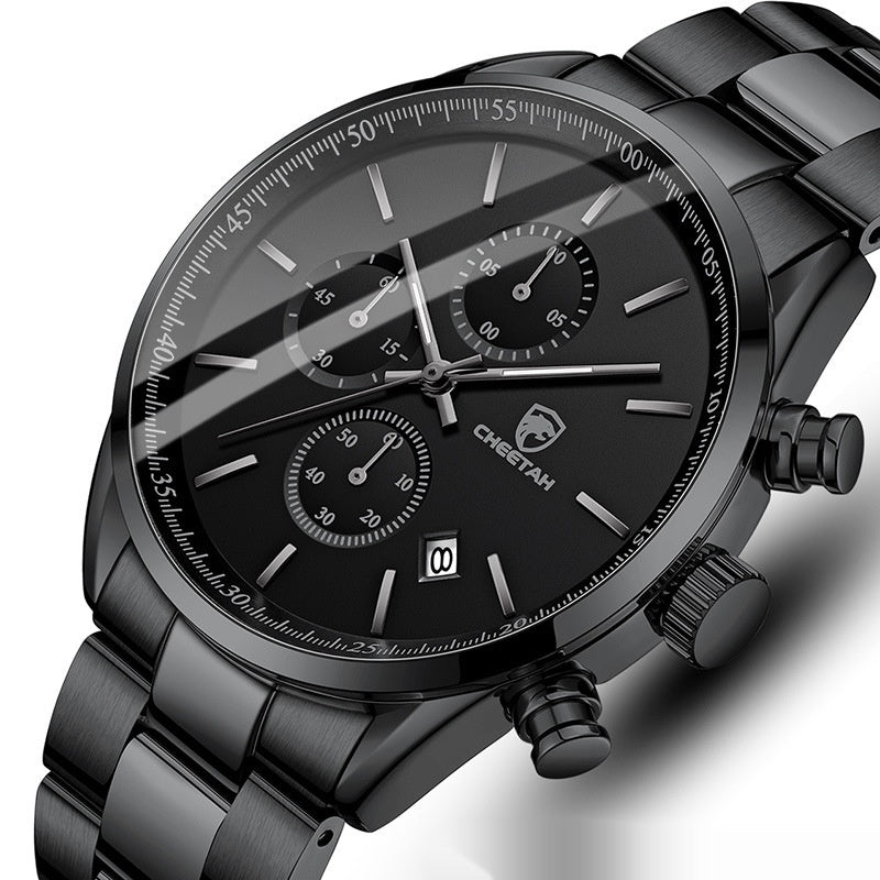 Montre Quartz multifonctionnelle pour hommes Business Leisure