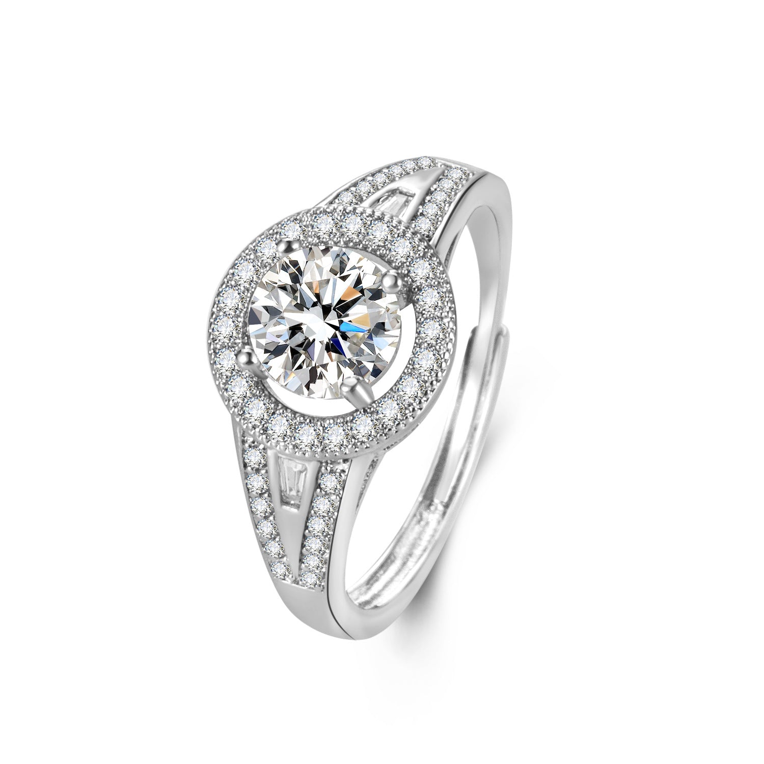 Anneau personnalisé de Zircon pour femmes