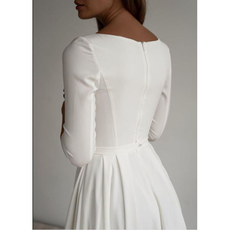 Long Temperament Commute Slim-fit Banquet Robe de soirée de mariage