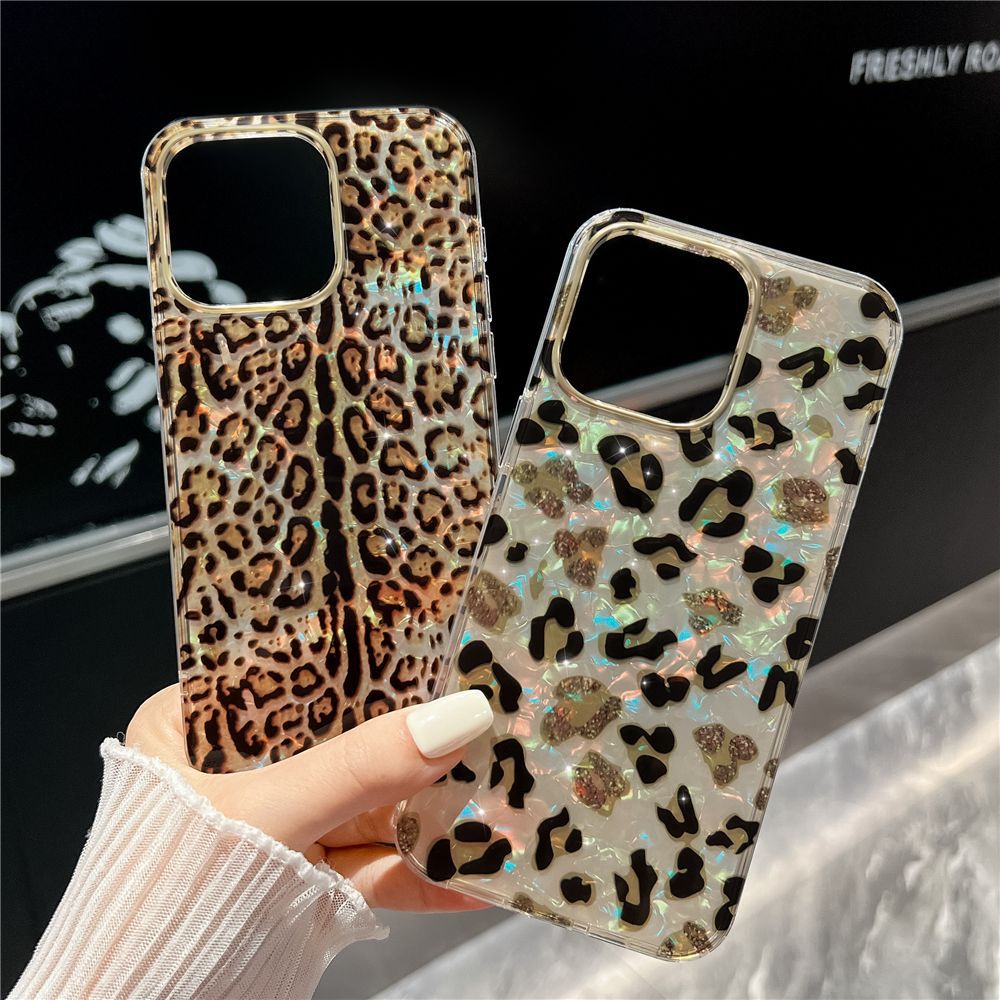 Étui de téléphone à double couche à écailles