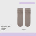 Coton peigné Sweat-absorbant Déodorant Chaussettes haute couleur du genou