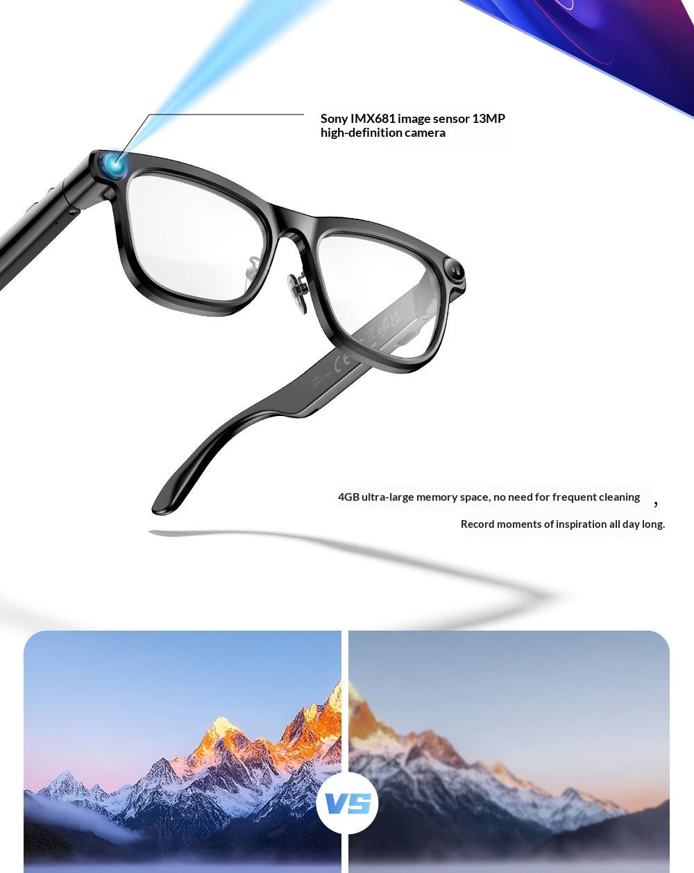 Lunettes intelligentes AI