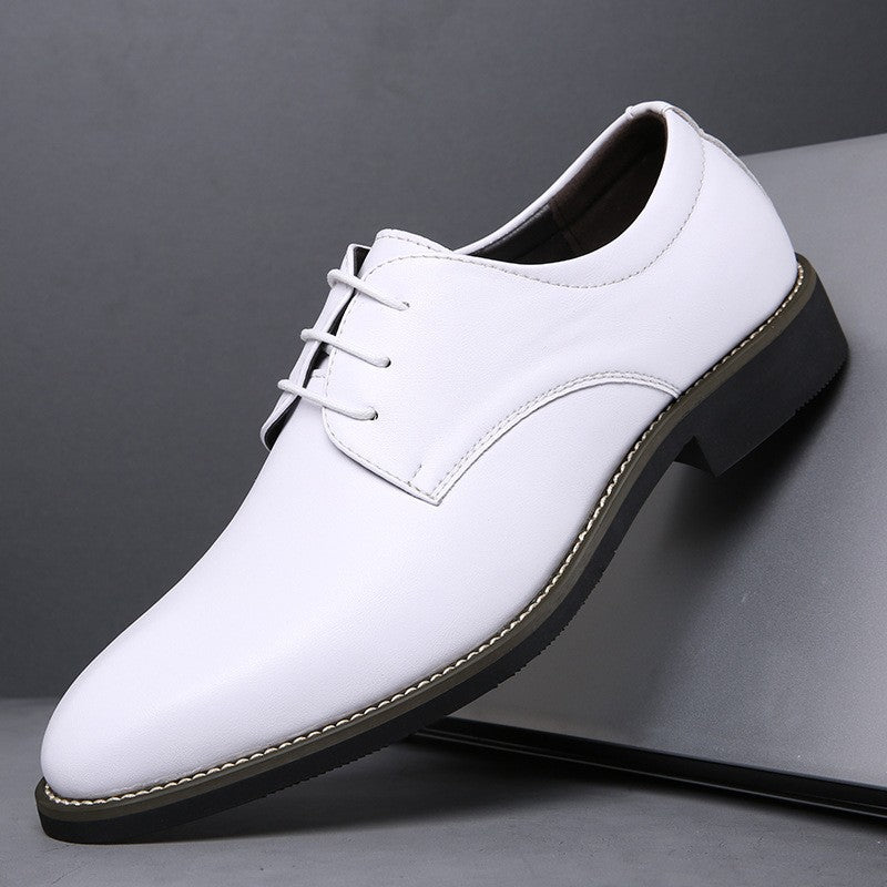 Hommes Chaussures en cuir British-style Pointed-toe Breathable Formel Business Wear