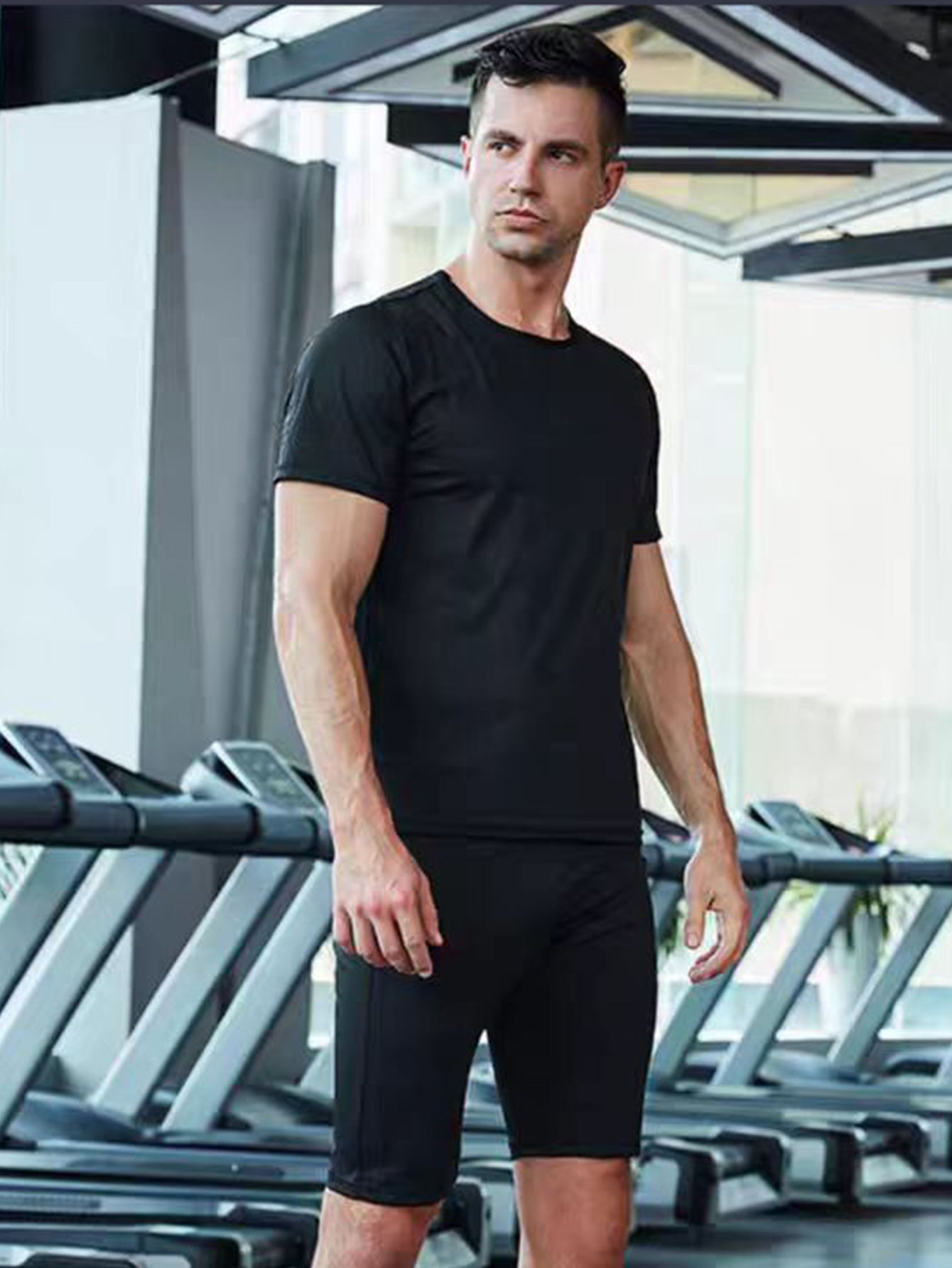 Chemise Sauna pour hommes T-shirt Sweat à la chaleur T-shirt Sweat Sauna pour hommes