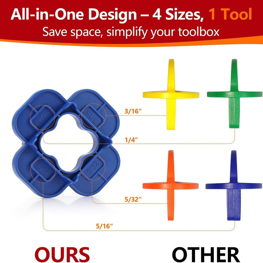 Bois en plastique Isolation Anneau Deck Gasket Spacer Tool