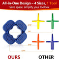 Bois en plastique Isolation Anneau Deck Gasket Spacer Tool