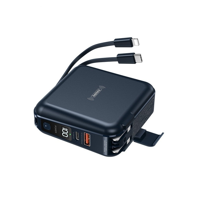 Kit de recharge rapide sans fil portable avec câble