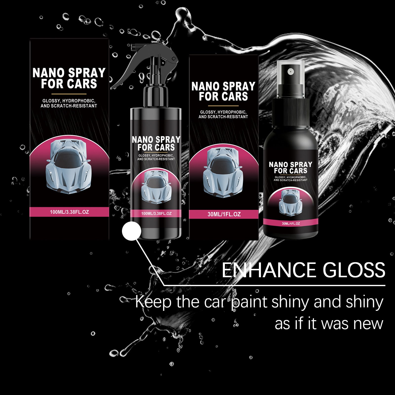 Nano Spray pour les voitures