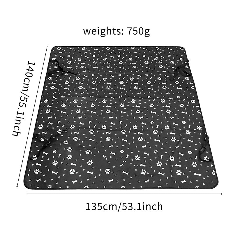 Car Pet Mat Siège arrière Eau et plaque isolante résistante à la saleté