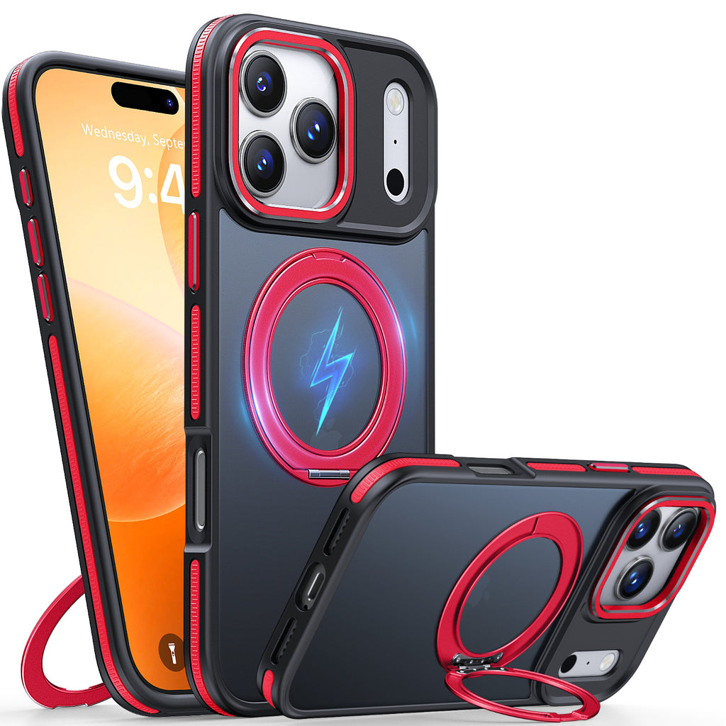 Boîtier de téléphone magnétique avec support