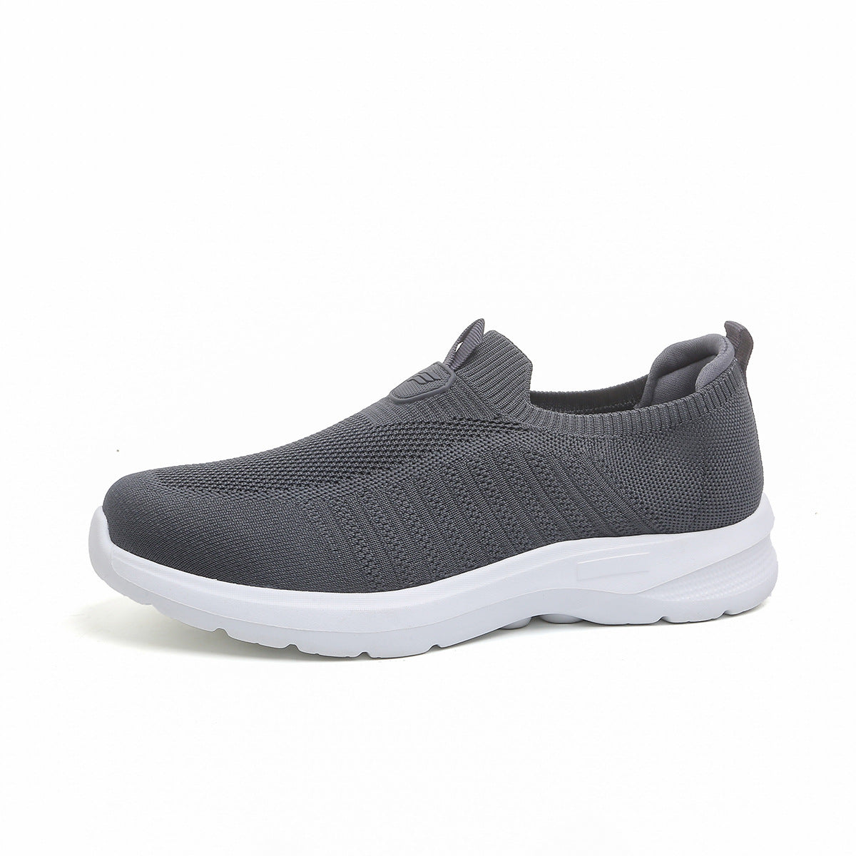 Hommes Flyknit Slip-On Casual Sports Mesh Chaussures de marche