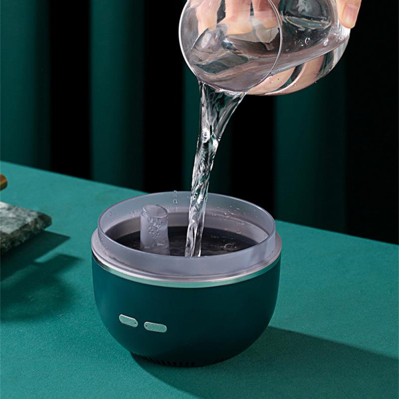 Huile essentielle de l'humidificateur de l'air Aromathérapie ultrasonore Atomiseur coloré lumière lourde brouillard Vol